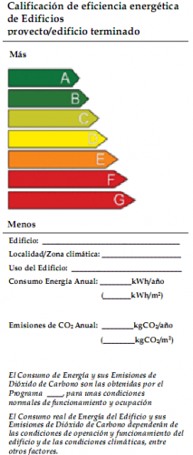 Certificado Energético Edificio. Edificios eficientes que propician el ahorro energético.